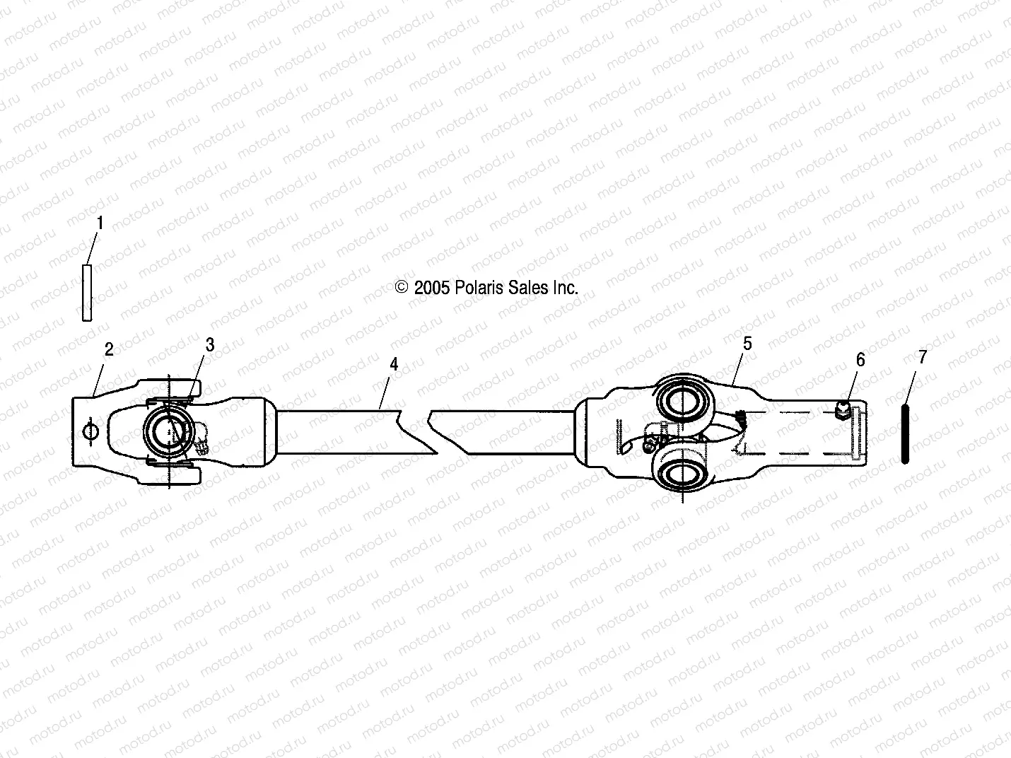 PROP SHAFT | PROP SHAFT, FRONT - R06RD50AB/AC (4999203249920324B10)