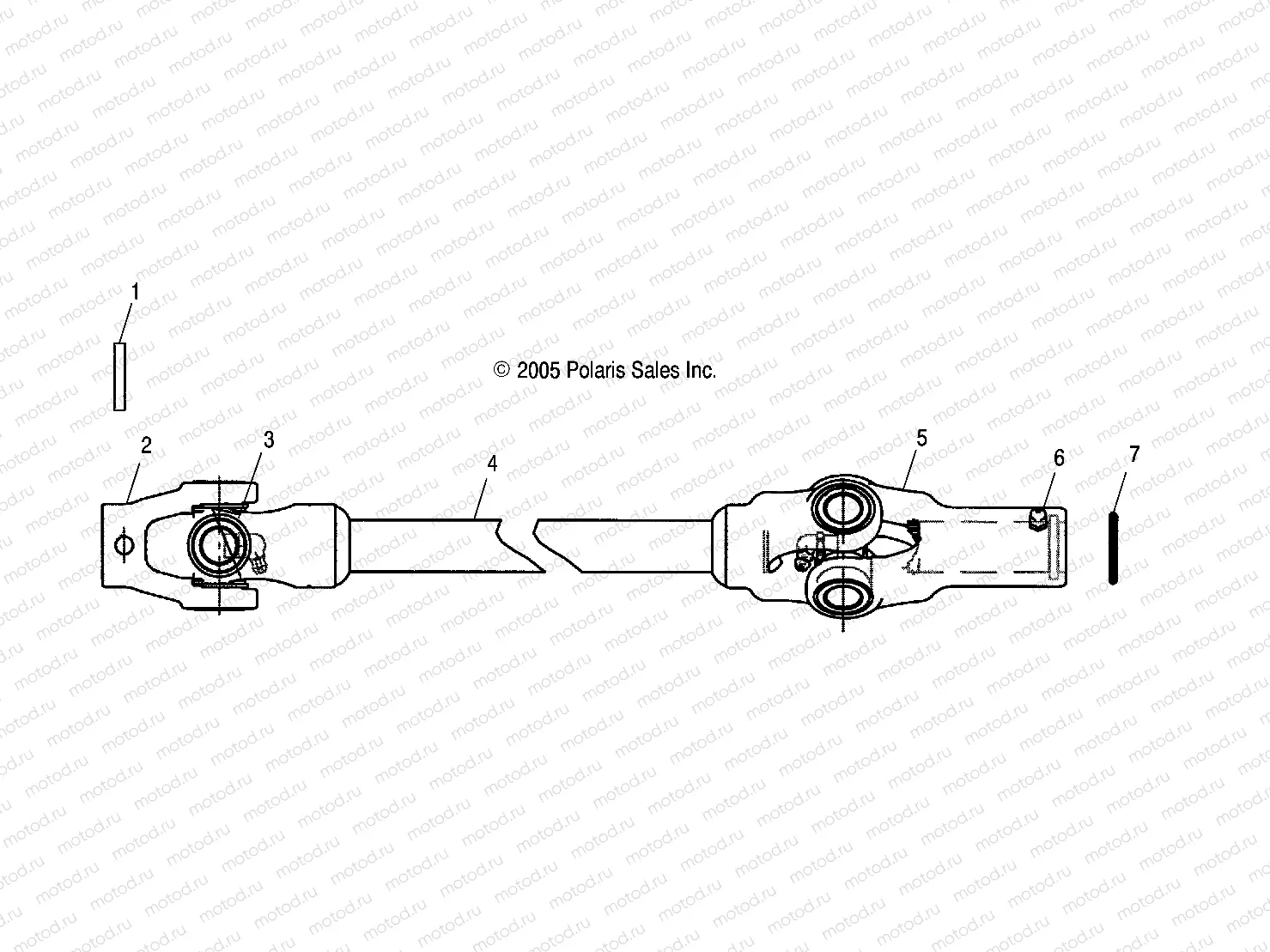 PROP SHAFT | PROP SHAFT, FRONT - R06RD68AA/AB/AC/AD/AE/AF (4999202219920221B10)