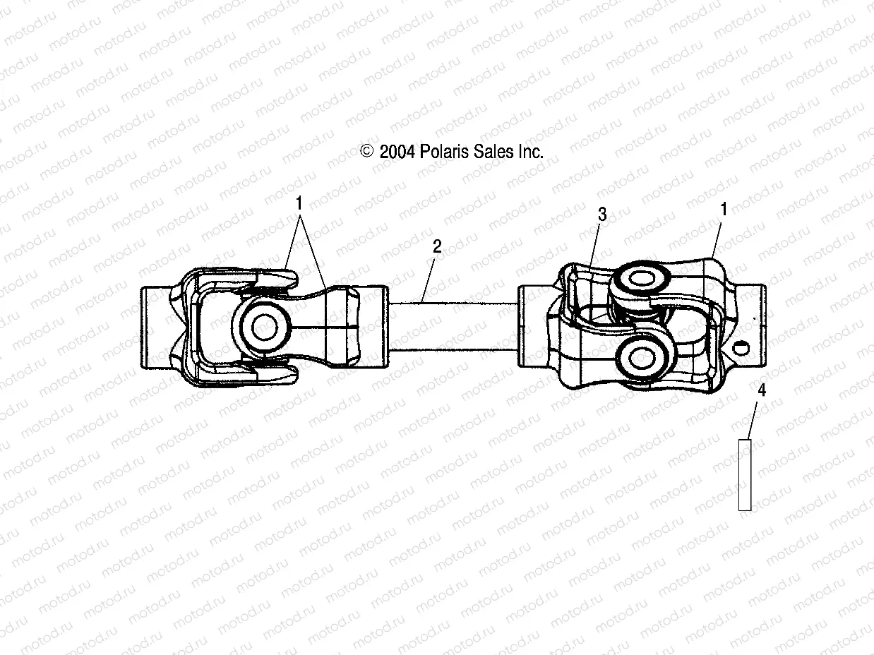 PROP SHAFT | PROP SHAFT, REAR - A05MH68AP (4999609960C01)