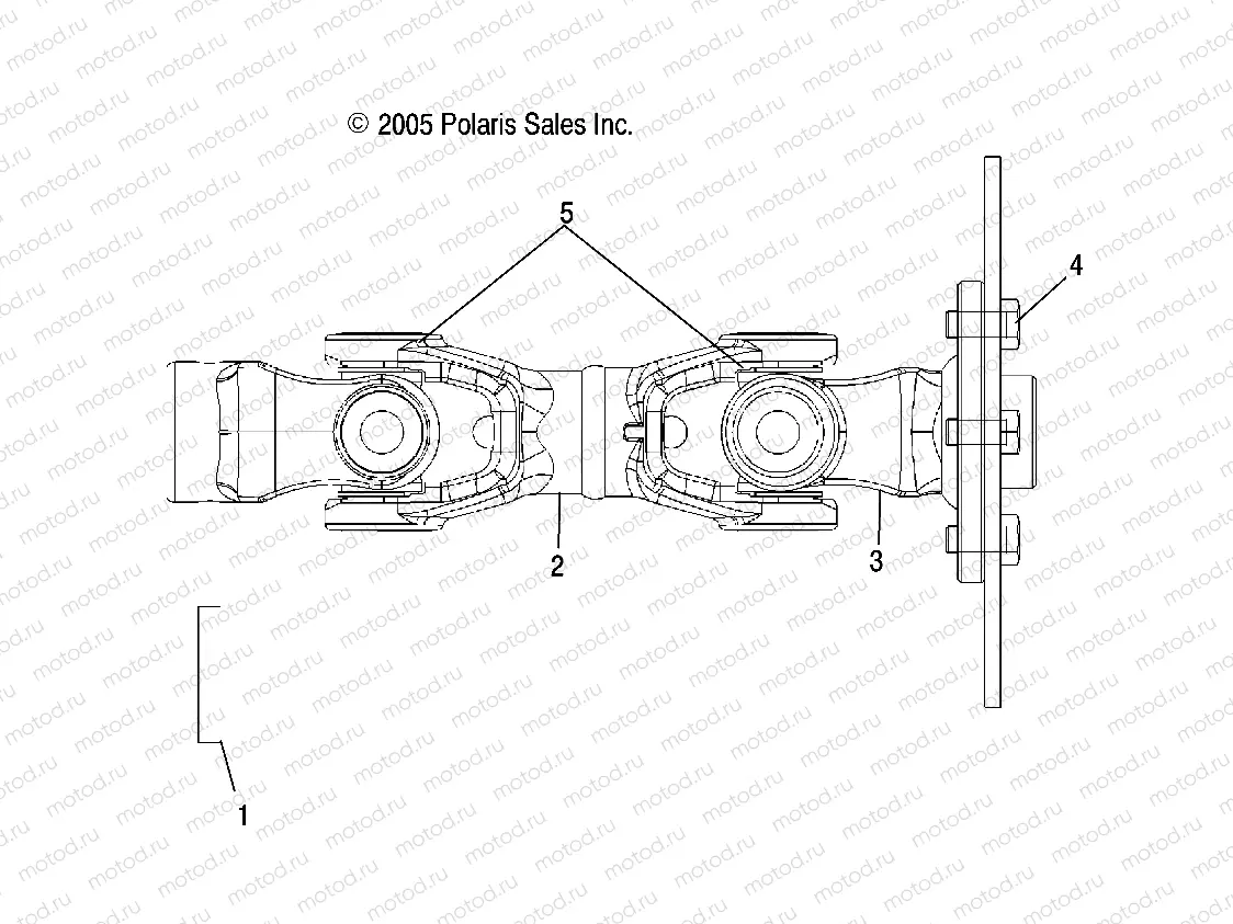 PROP SHAFT | PROP SHAFT, REAR - R06RB50AA/RD50AA (4999202119920211B09)