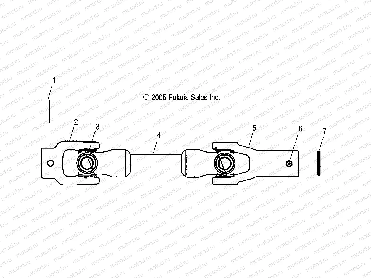 PROP SHAFT | PROP SHAFT, REAR - R06RB63AA (4999202159920215B04)