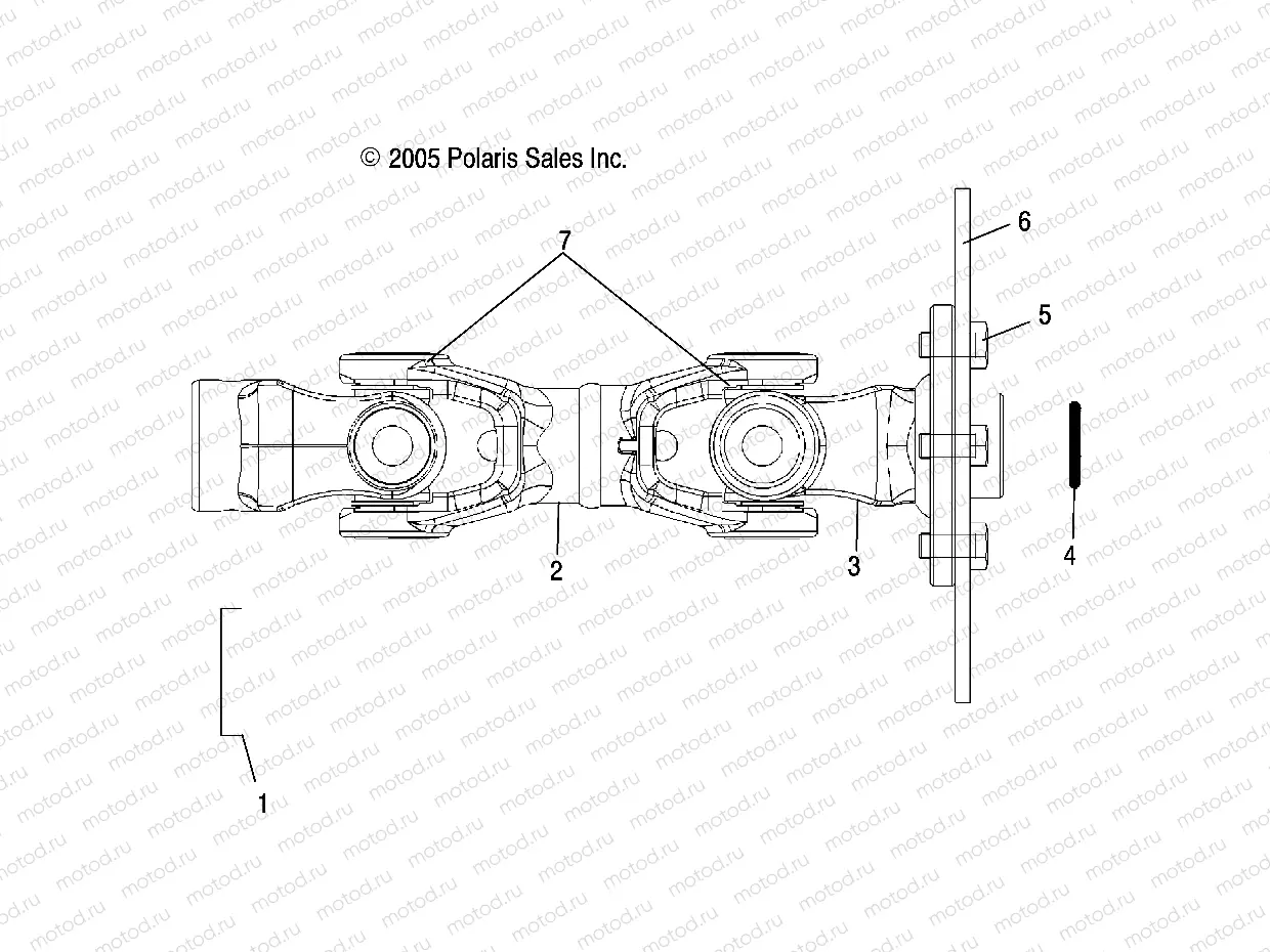 PROP SHAFT | PROP SHAFT, REAR - R06RD68AA/AB/AC/AD/AE/AF (4999202219920221B09)