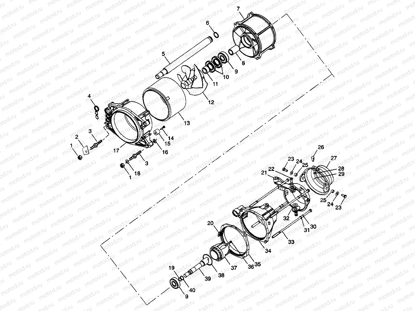 PROPULSION SL 900 B974091 and SL 1050 B974090 (4940974097B003) | PROPULSION SL 900 B974091 and SL 1050 B974090 (4940974097B003)