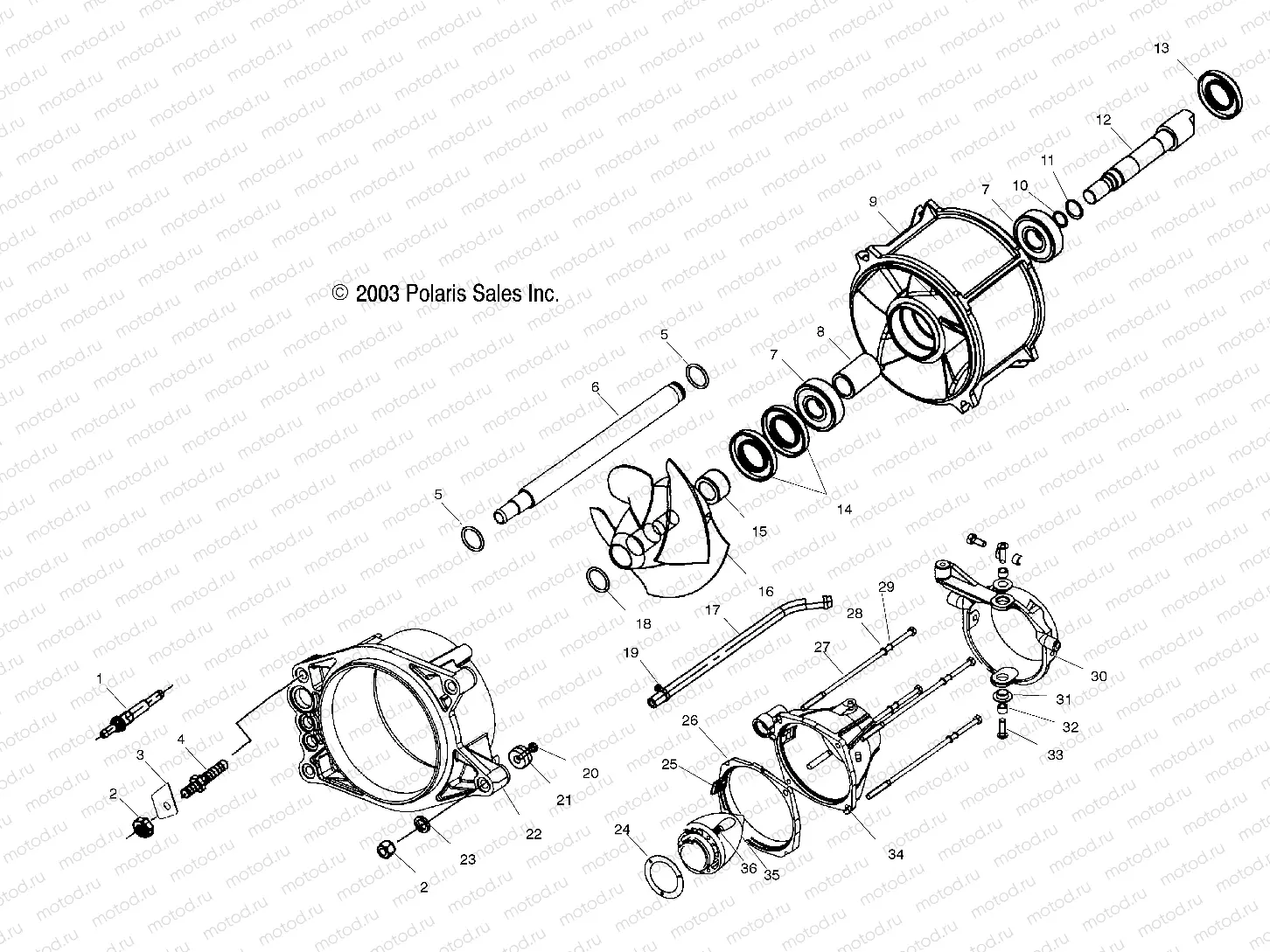 PROPULSION - W045098CA/IA (4990459045B03) | PROPULSION - W045098CA/IA (4990459045B03)