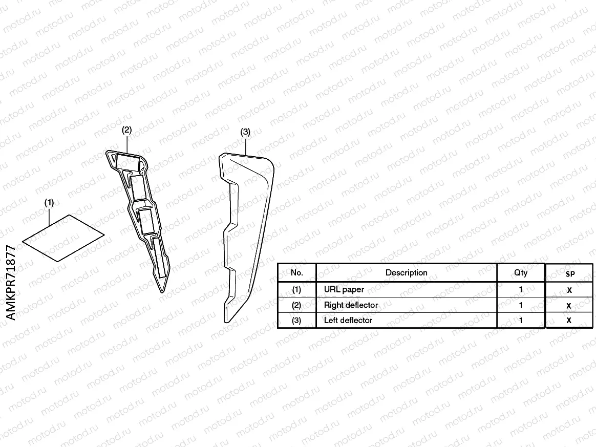 R71-21-87 KIT,DEFLECTOR