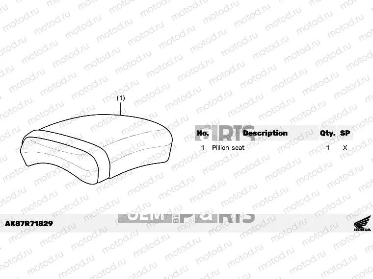 R71-22-89 PASSENGER SEAT *YRA04L*