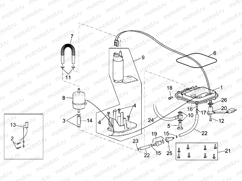 Racing 2003 fuel pump