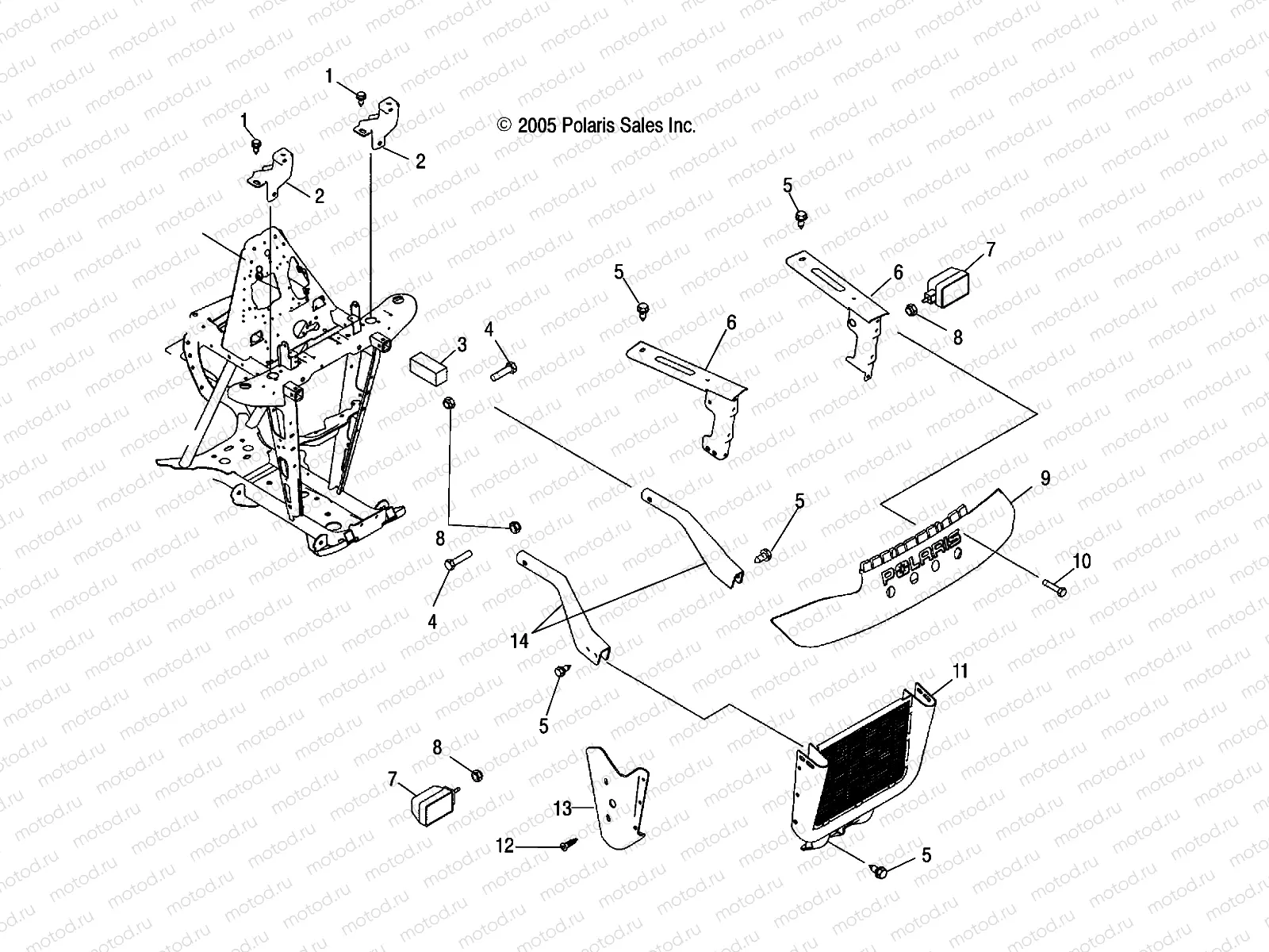 RACK | RACK, FRONT and BUMPER MOUNTING - A06CD32AA/AB/AC (4999201699920169A07)
