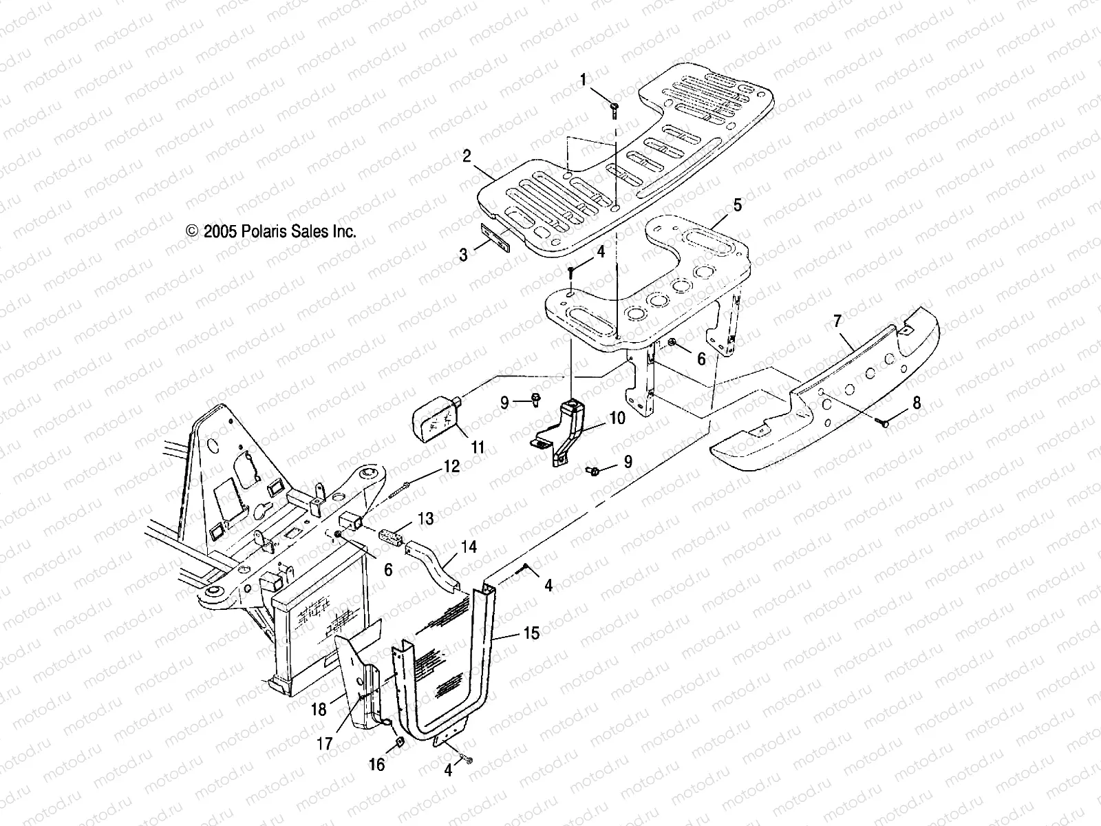 RACK | RACK, FRONT and BUMPER MOUNTING - A06CL50AA (4999201649920164A06)