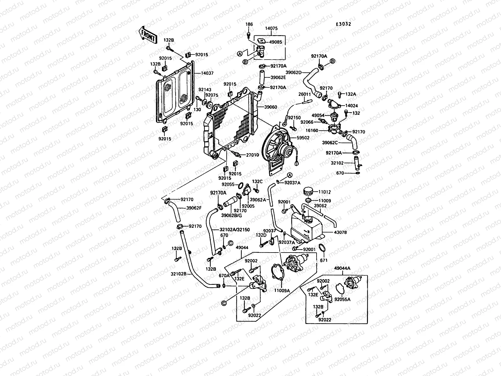 Radiator(-EX250F-004010)