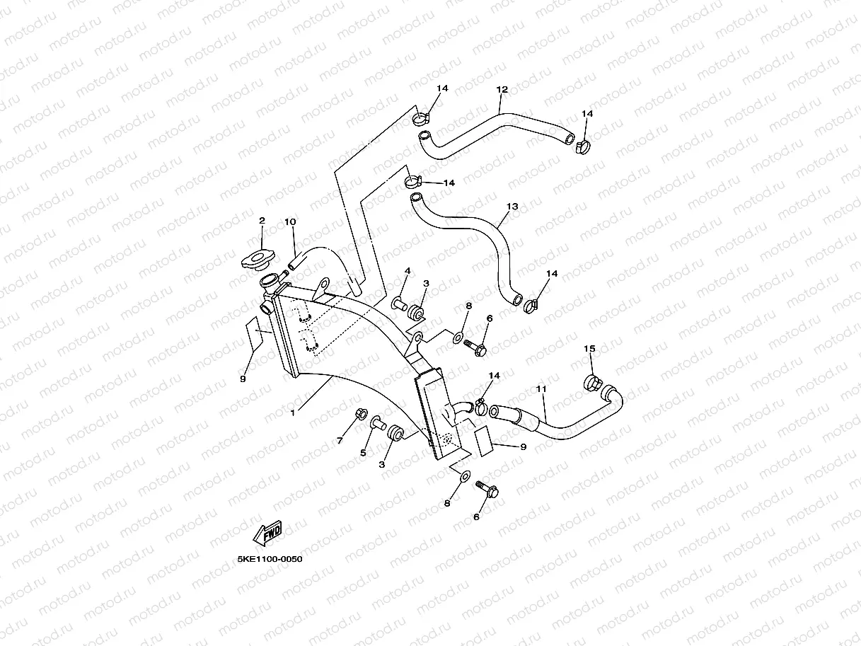RADIATOR. HOSE