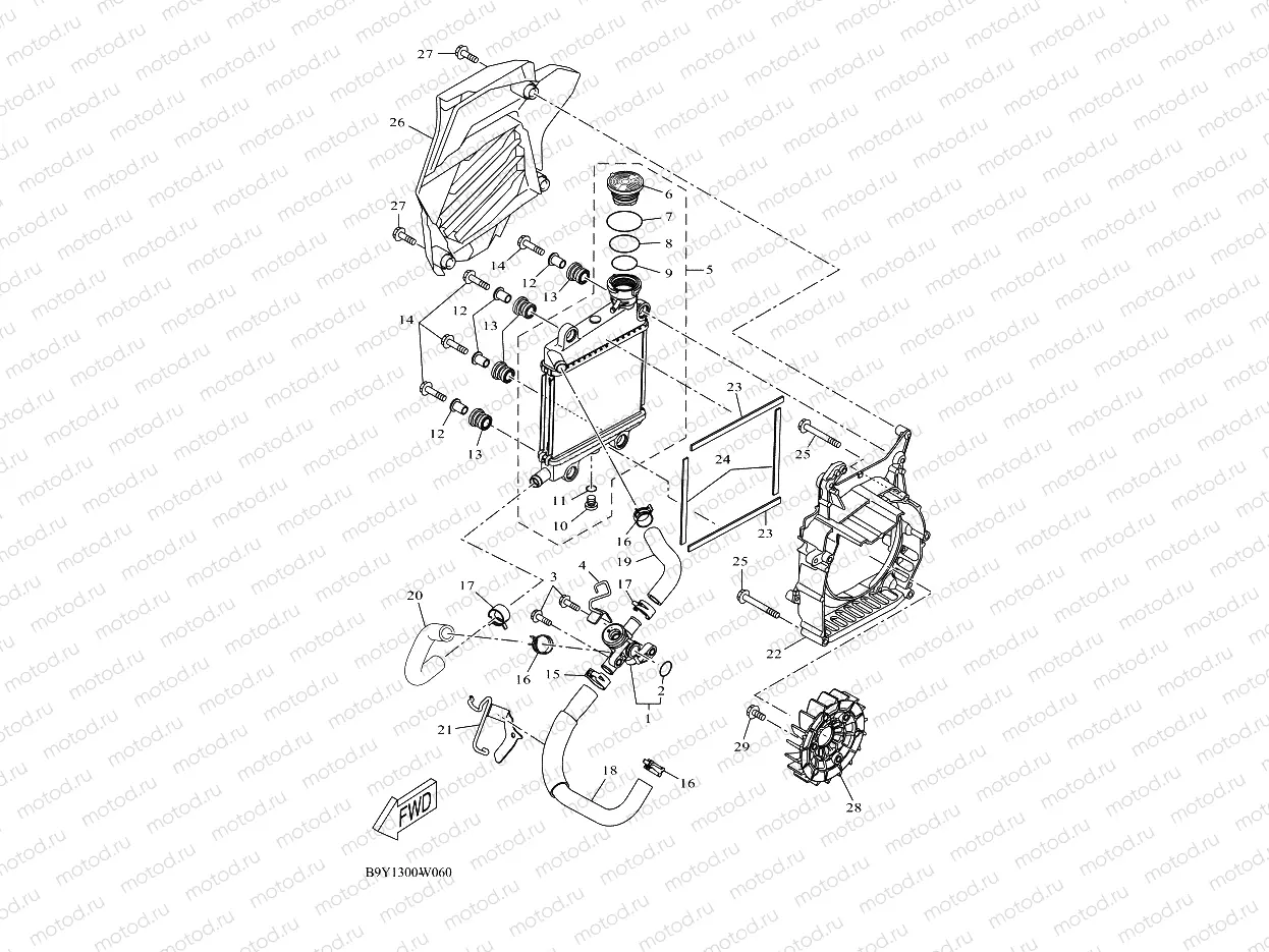 RADIATOR & HOSE