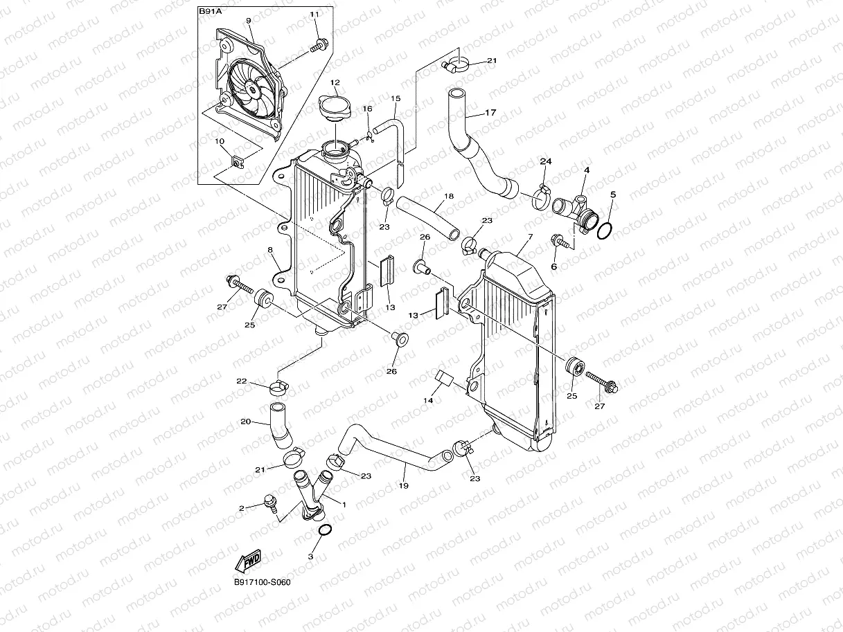RADIATOR & HOSE