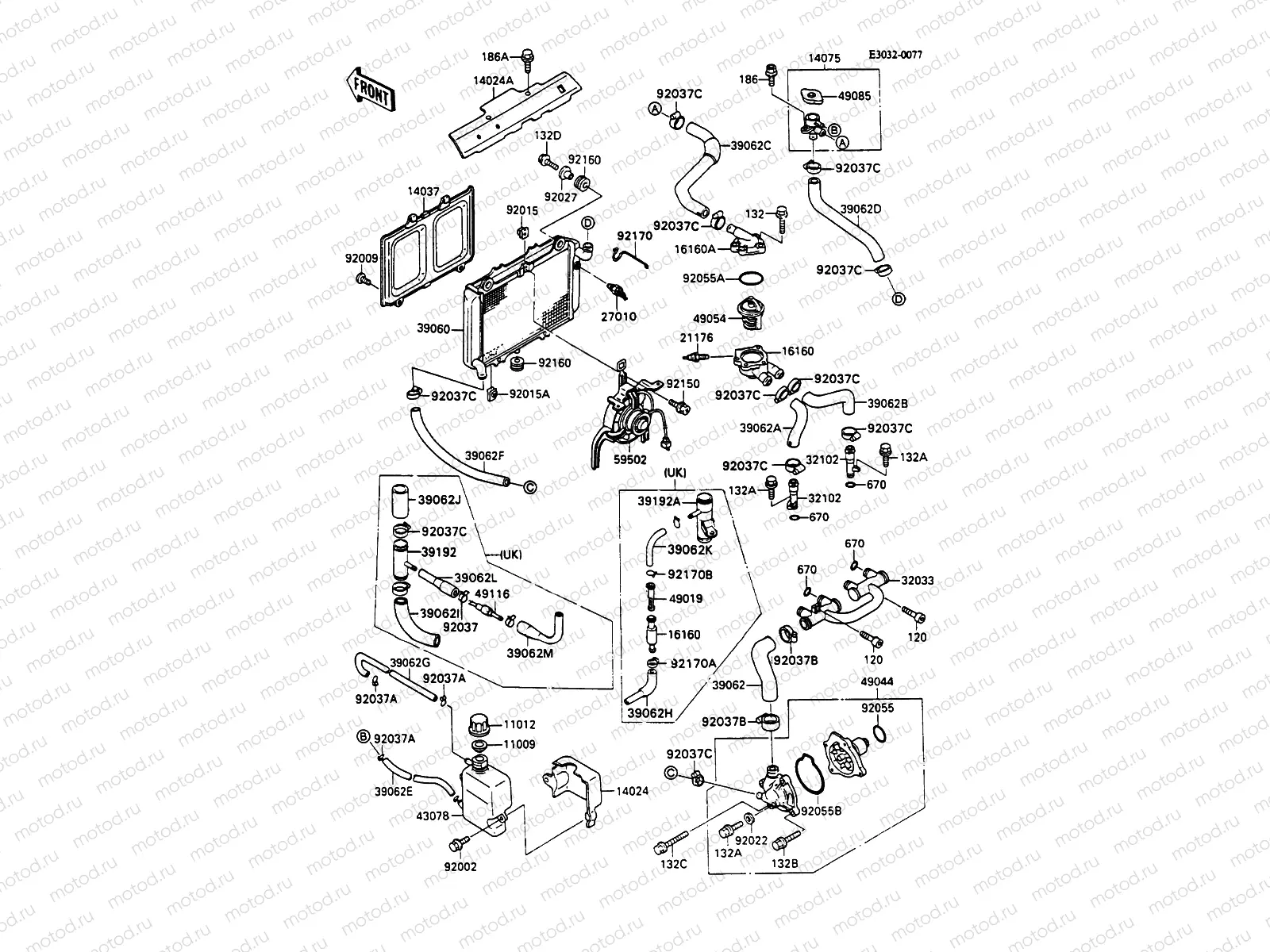 Radiator(ZX600C-011127-)