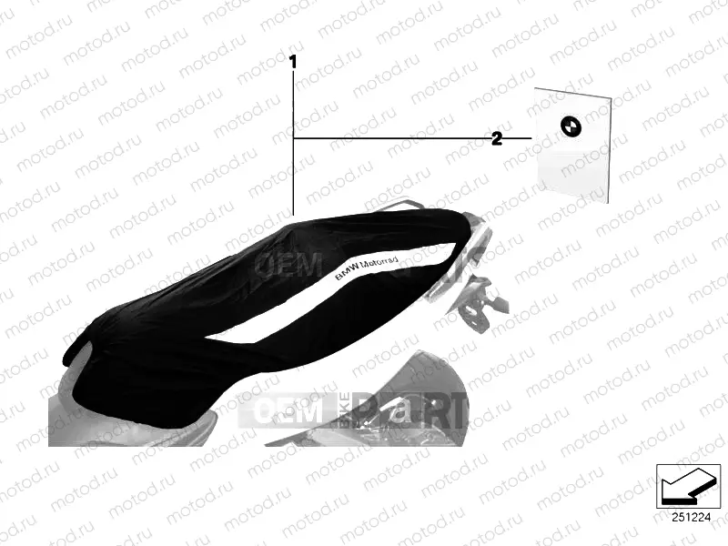 Rain-resistant cover, seat bench