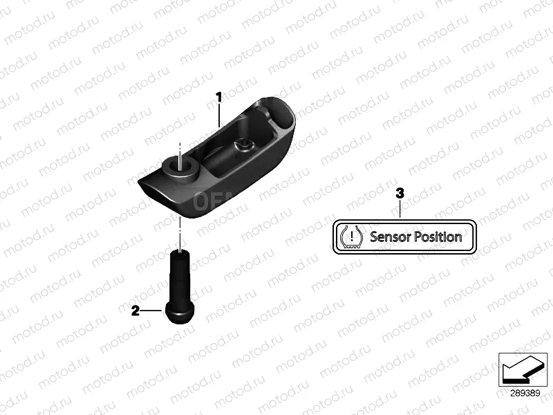 RDC SENSOR FOR FRONT WHEEL