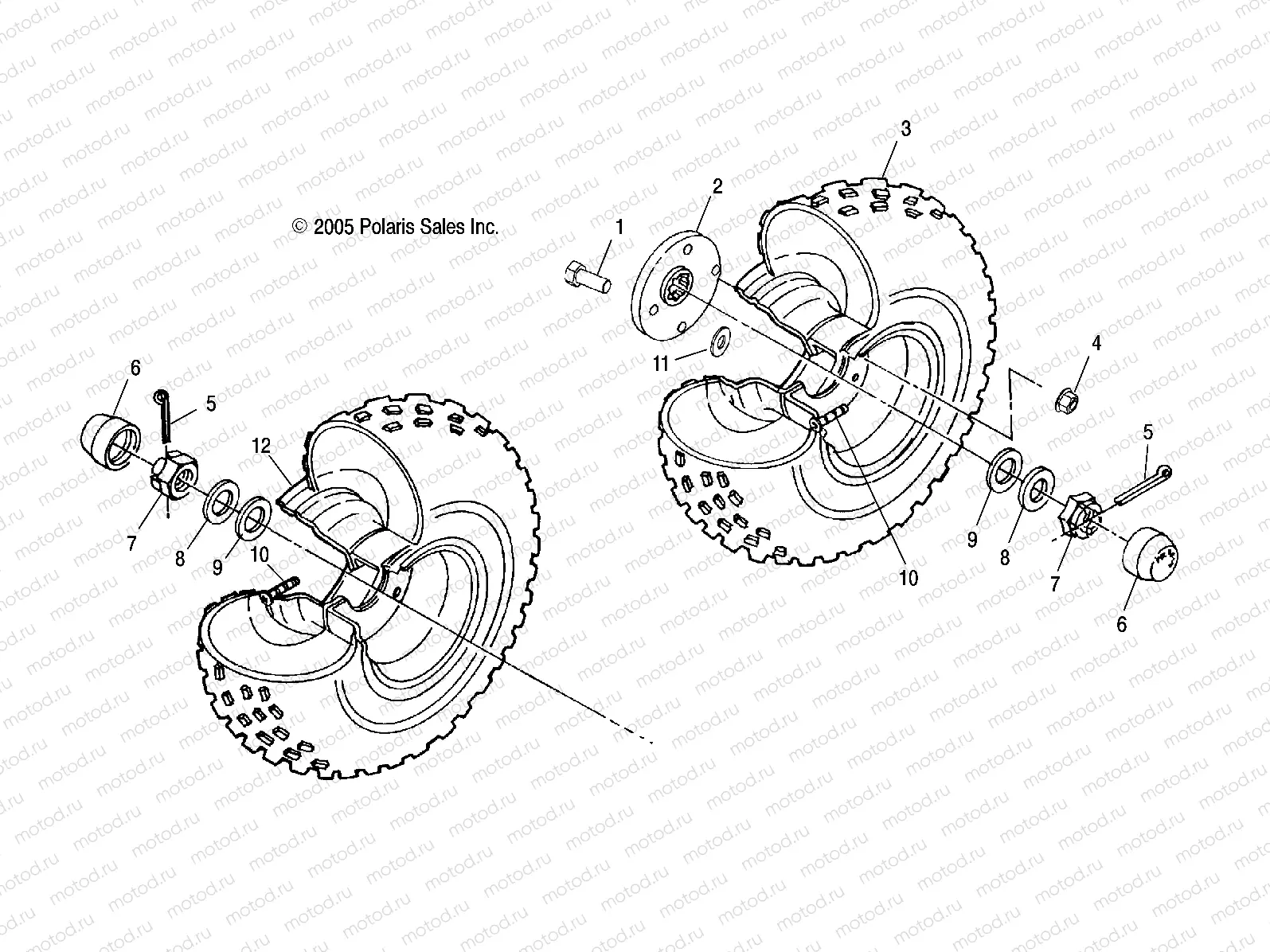 REAR and MIDDLE WHEEL - A04CL50AA (4999201649920164B14) | REAR and MIDDLE WHEEL - A04CL50AA (4999201649920164B14)