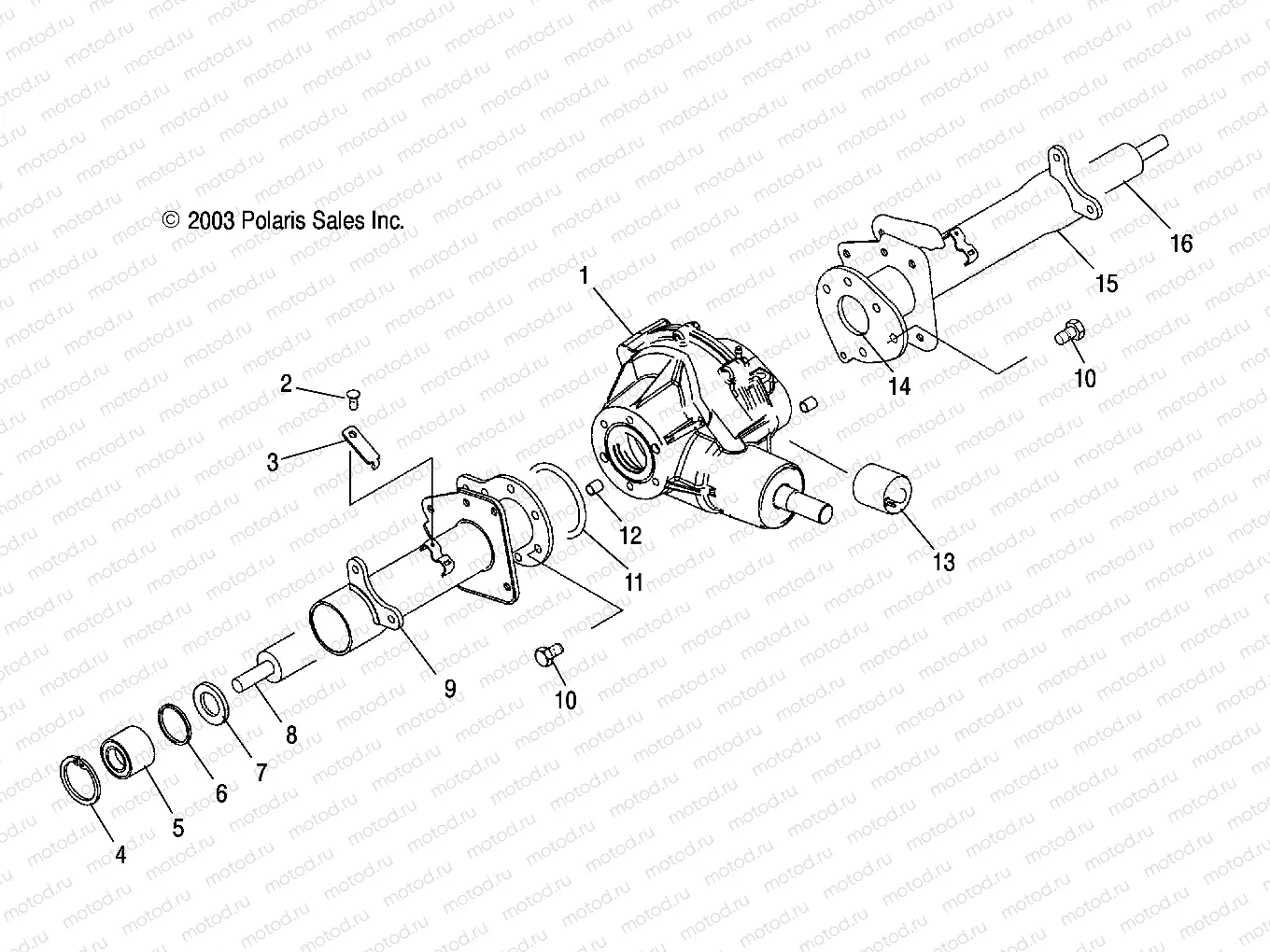 REAR AXLE - A05JD32EA (4977487748D05) | REAR AXLE - A05JD32EA (4977487748D05)