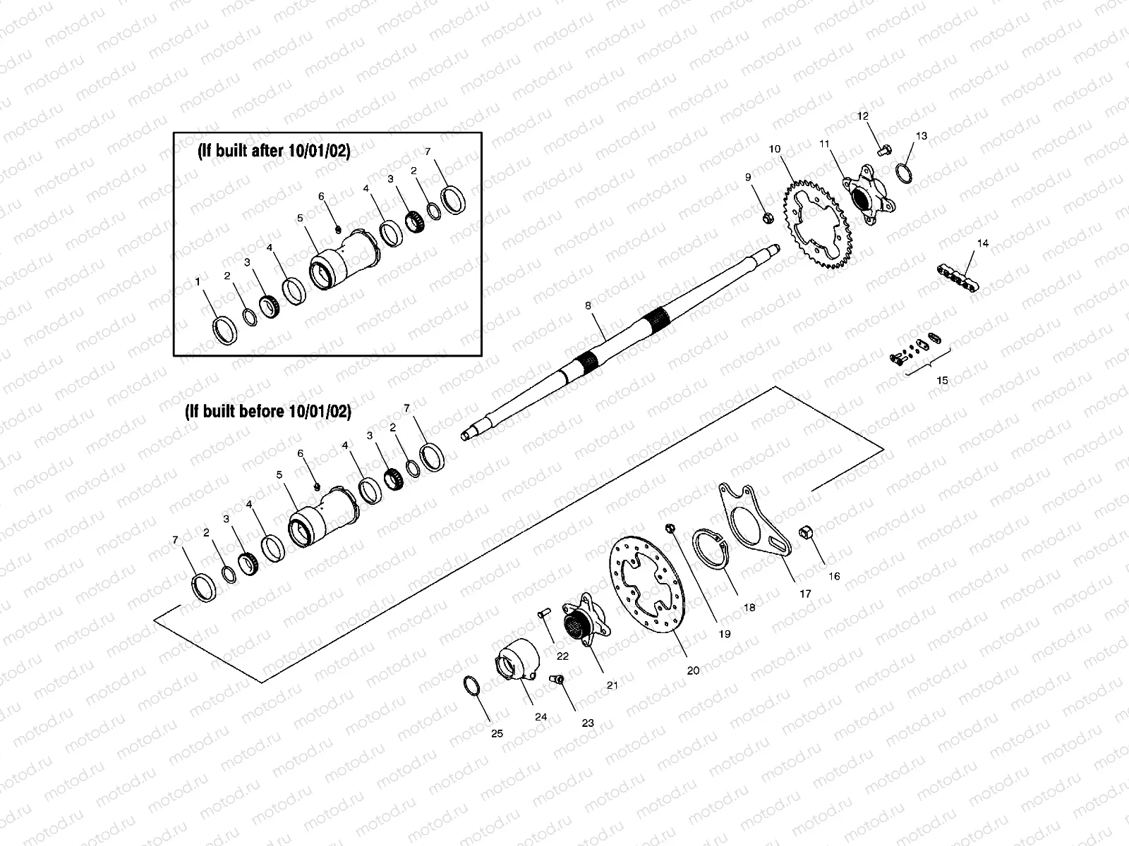 REAR AXLE and HOUSING - A03GJ50AA/AB (4975767576B05) | REAR AXLE and HOUSING - A03GJ50AA/AB (4975767576B05)