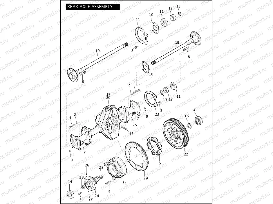 REAR AXLE ASSEMBLY
