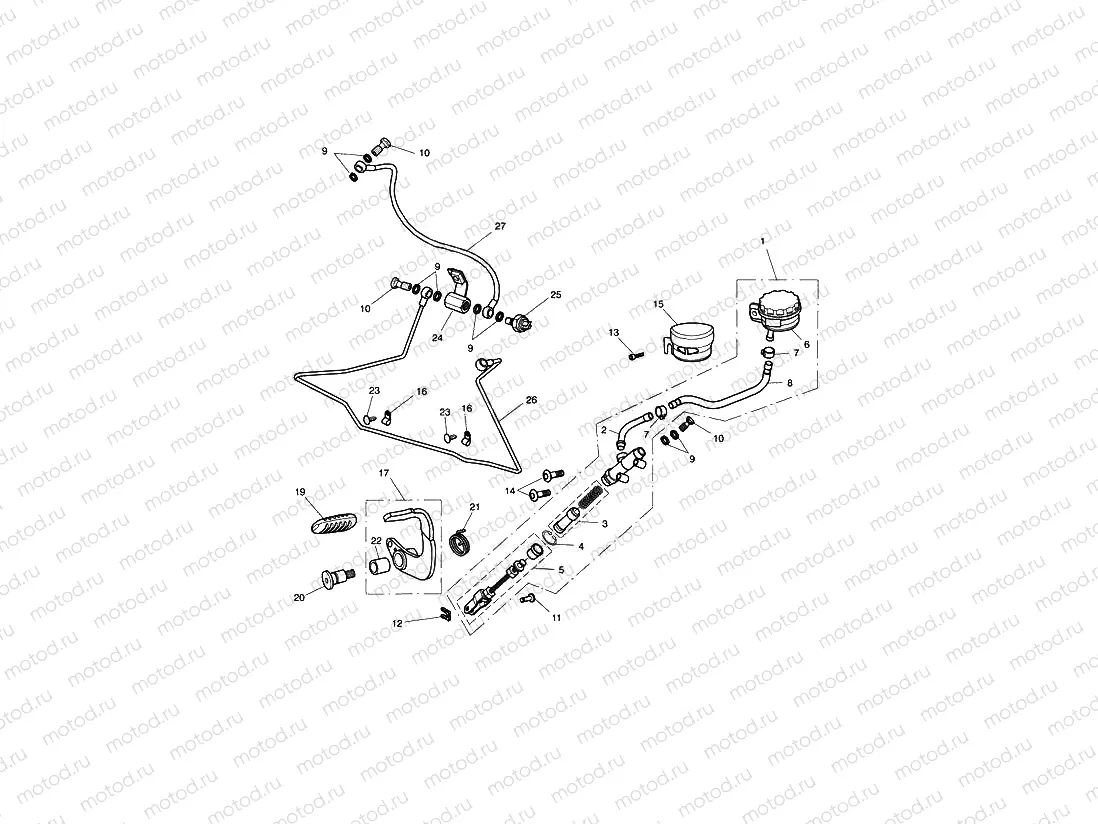 Rear B. Master Cylinder 469051