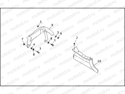 REAR BELT GUARD & DEBRIS DEFLECTOR