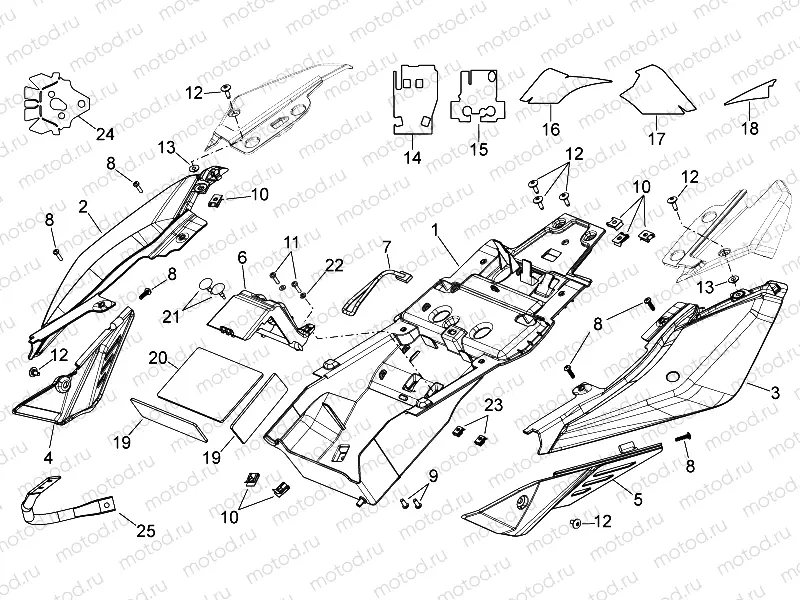 Rear body I