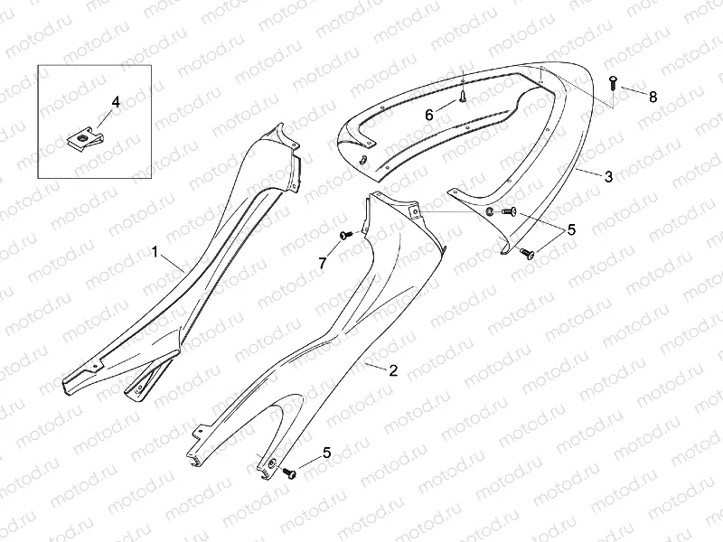 Rear body I