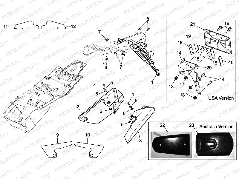 Rear body III