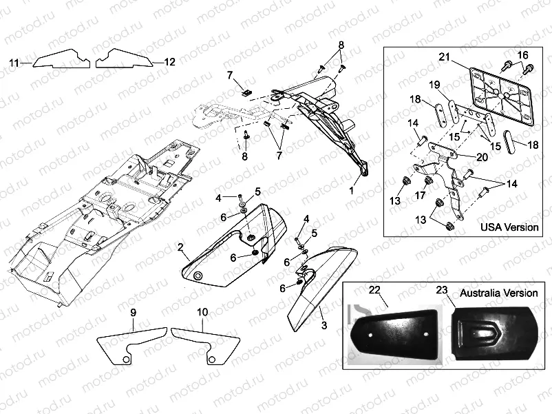 Rear body III