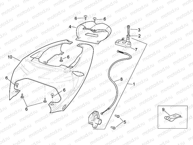 Rear body - Rear fairing