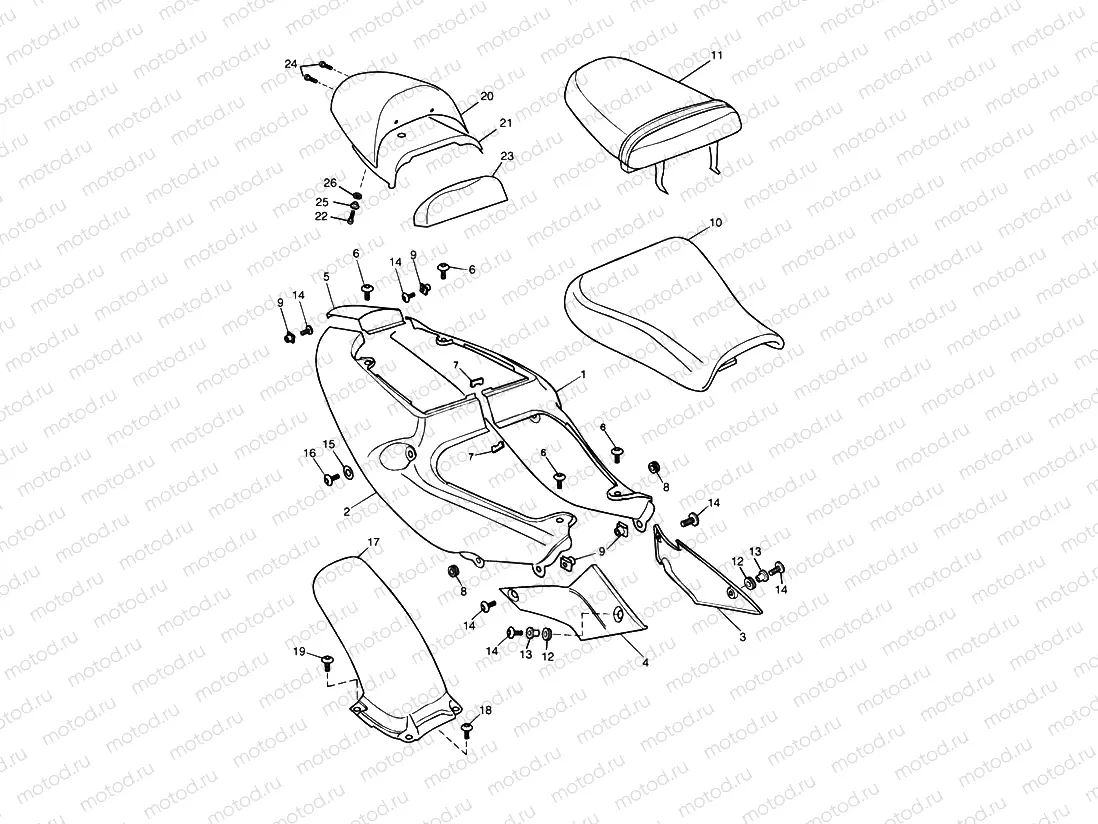 Rear Bodywork & Seat