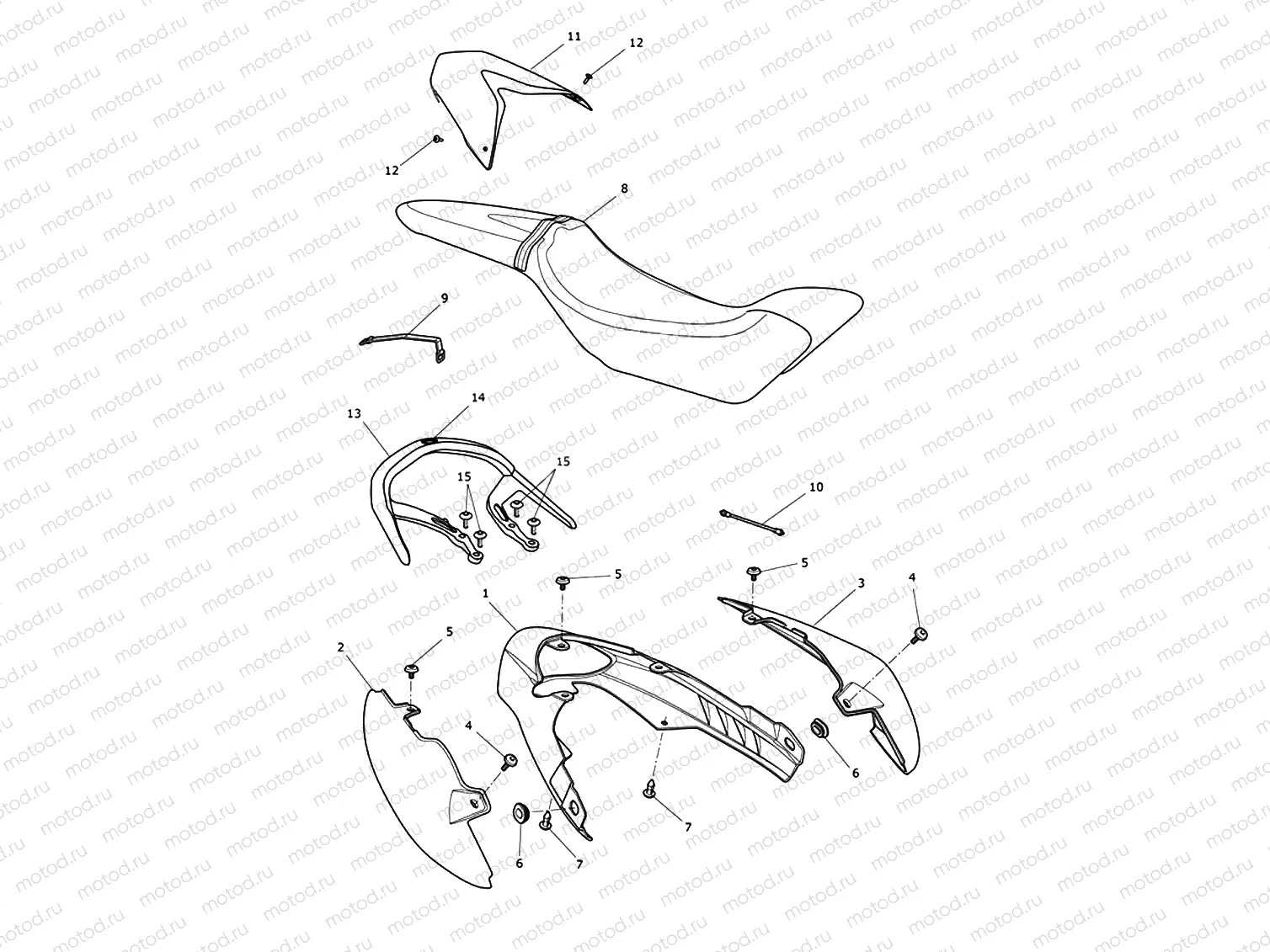 Rear Bodywork & Seat