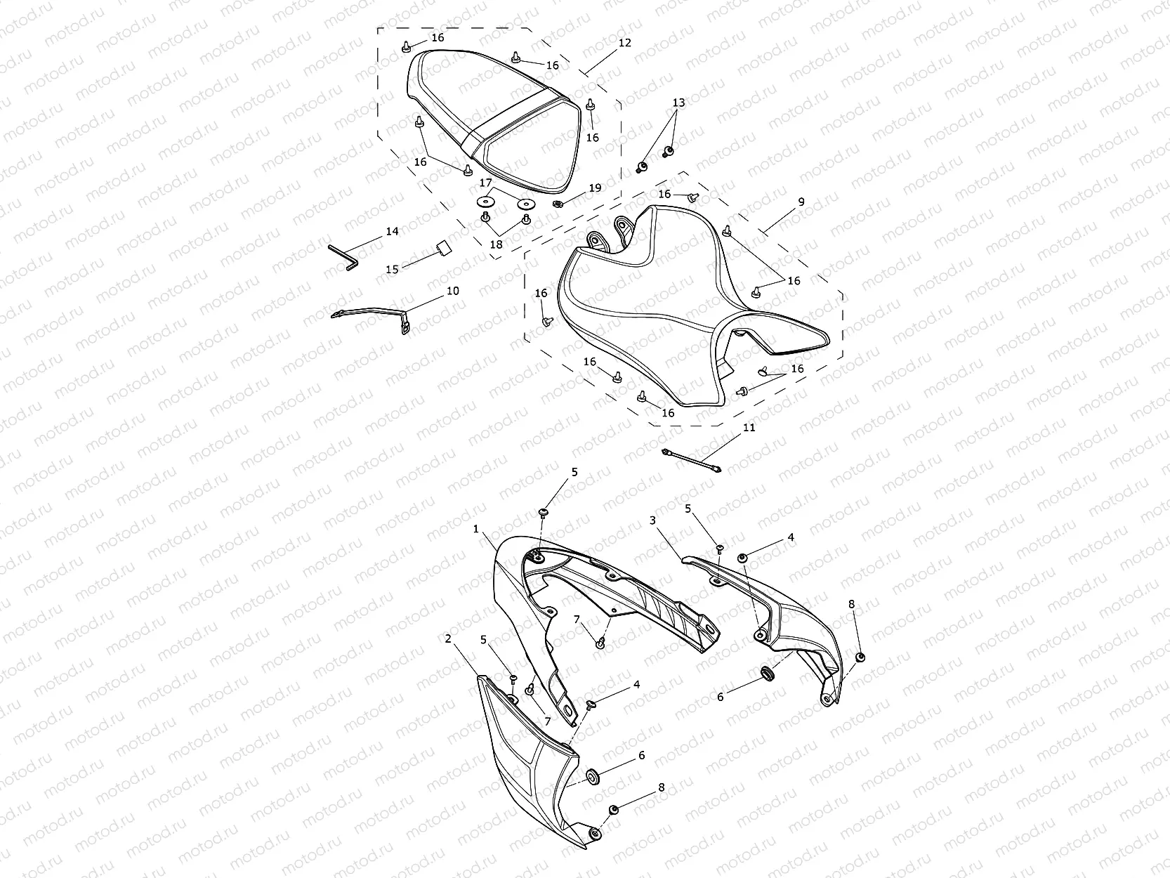 Rear Bodywork & Seat