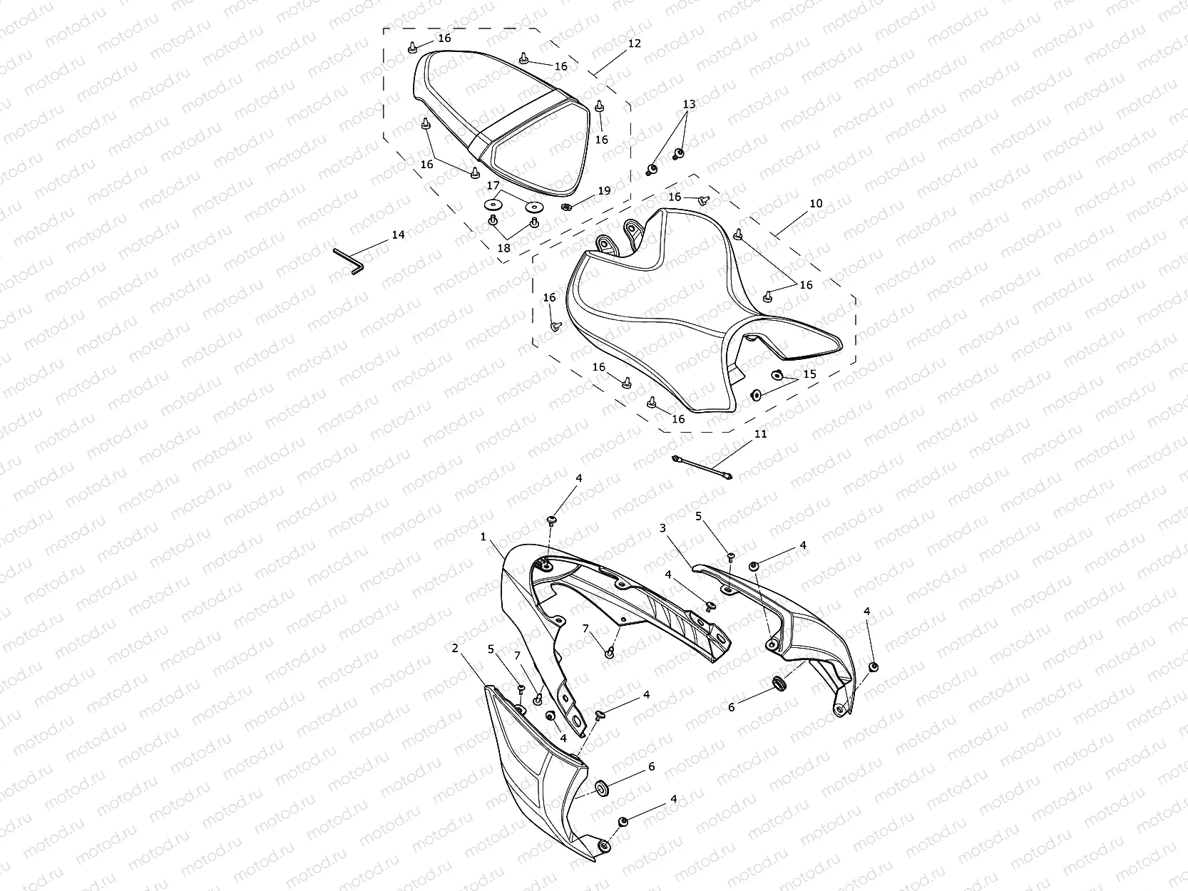 Rear Bodywork & Seat