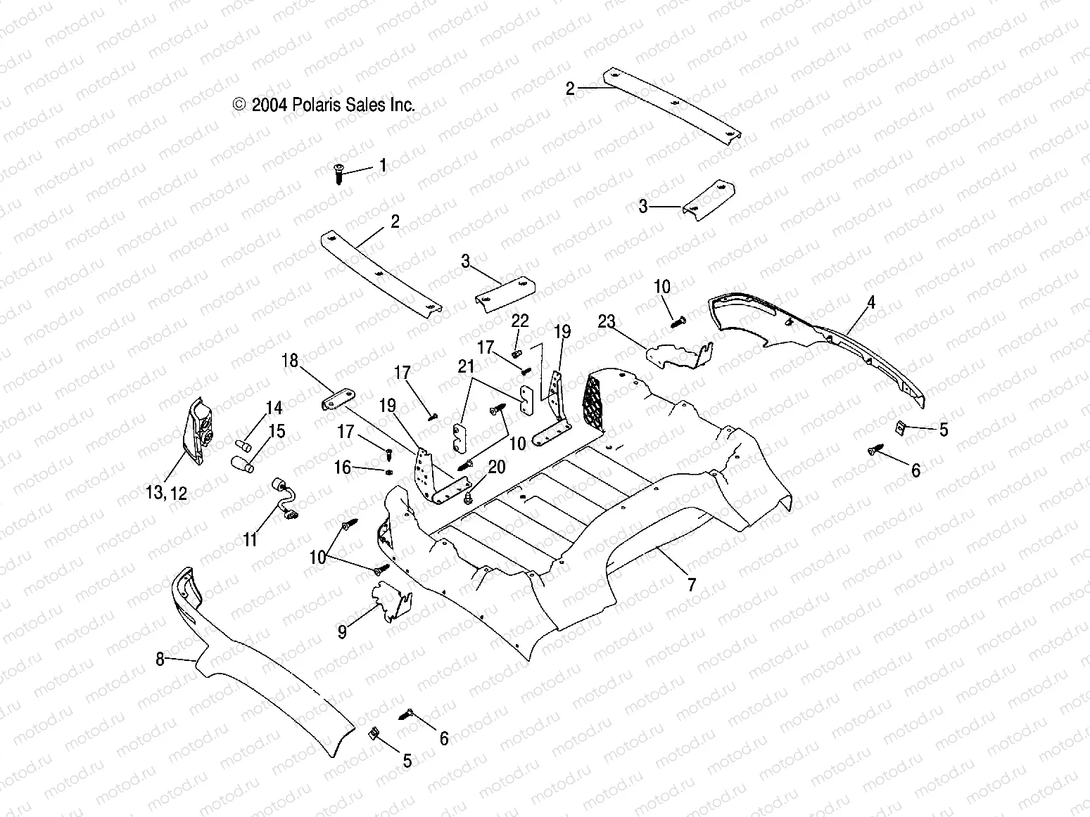REAR BOX - A05JD32AA (4995169516A05) | REAR BOX - A05JD32AA (4995169516A05)