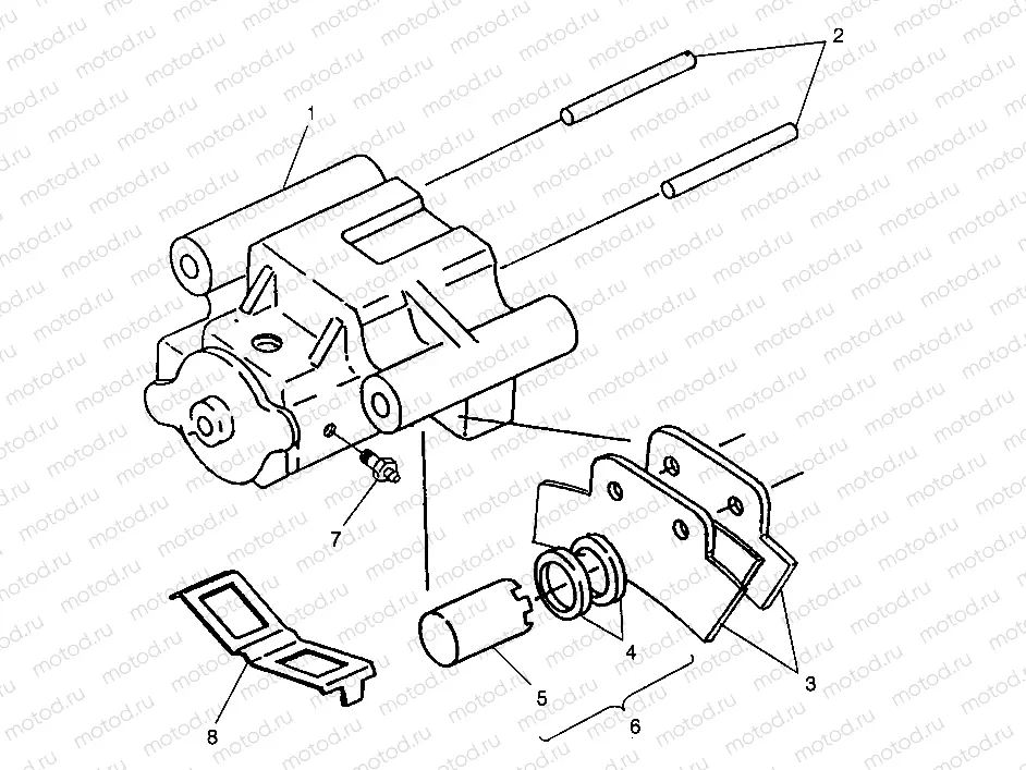 REAR BRAKE 6X6 400L W968740 and 6X6 400L Norwegian N968740 (4935963596C012) | REAR BRAKE 6X6 400L W968740 and 6X6 400L Norwegian N968740 (4935963596C012)