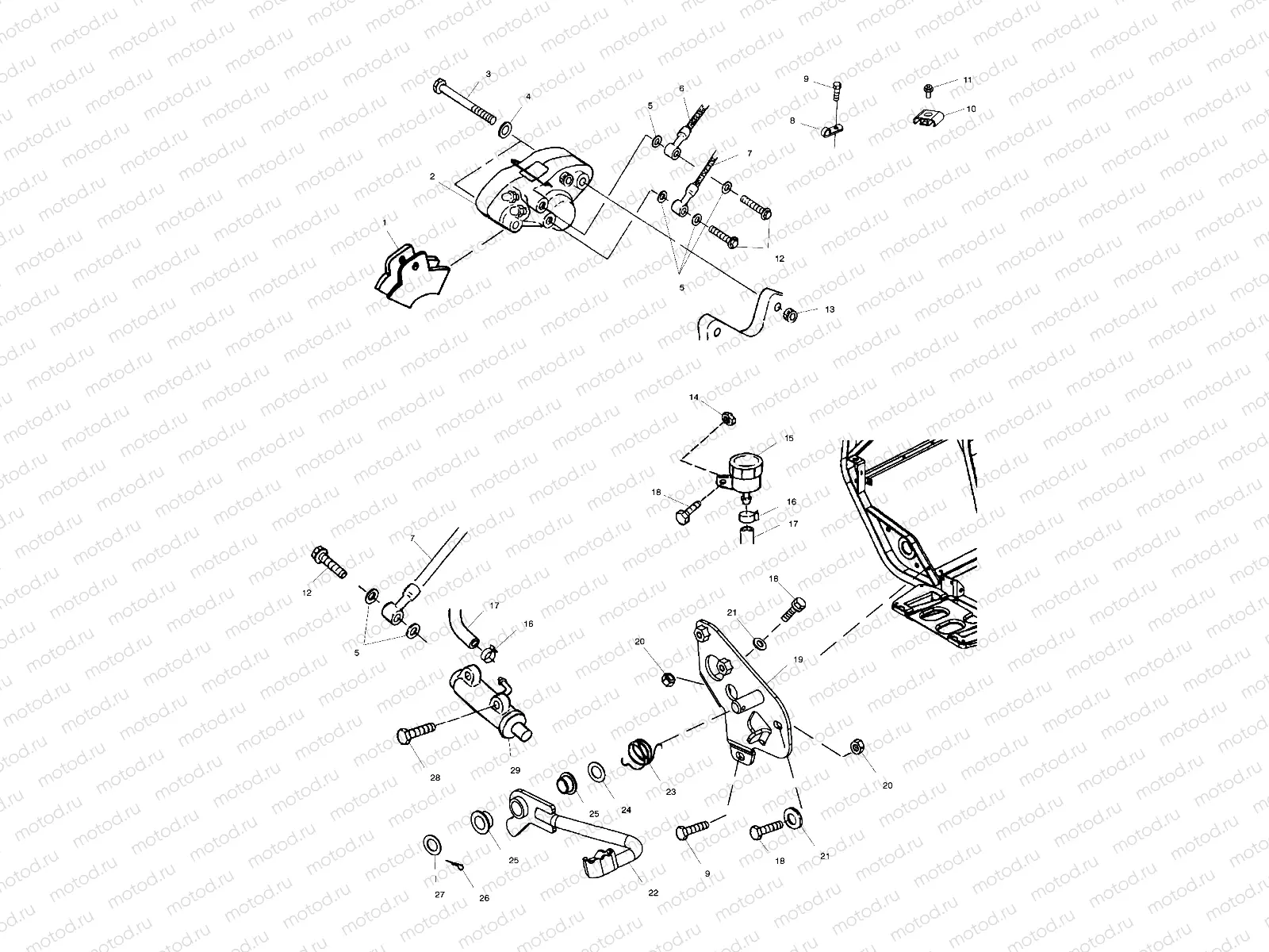REAR BRAKE - A01CK32AA (4964086408B011) | REAR BRAKE - A01CK32AA (4964086408B011)