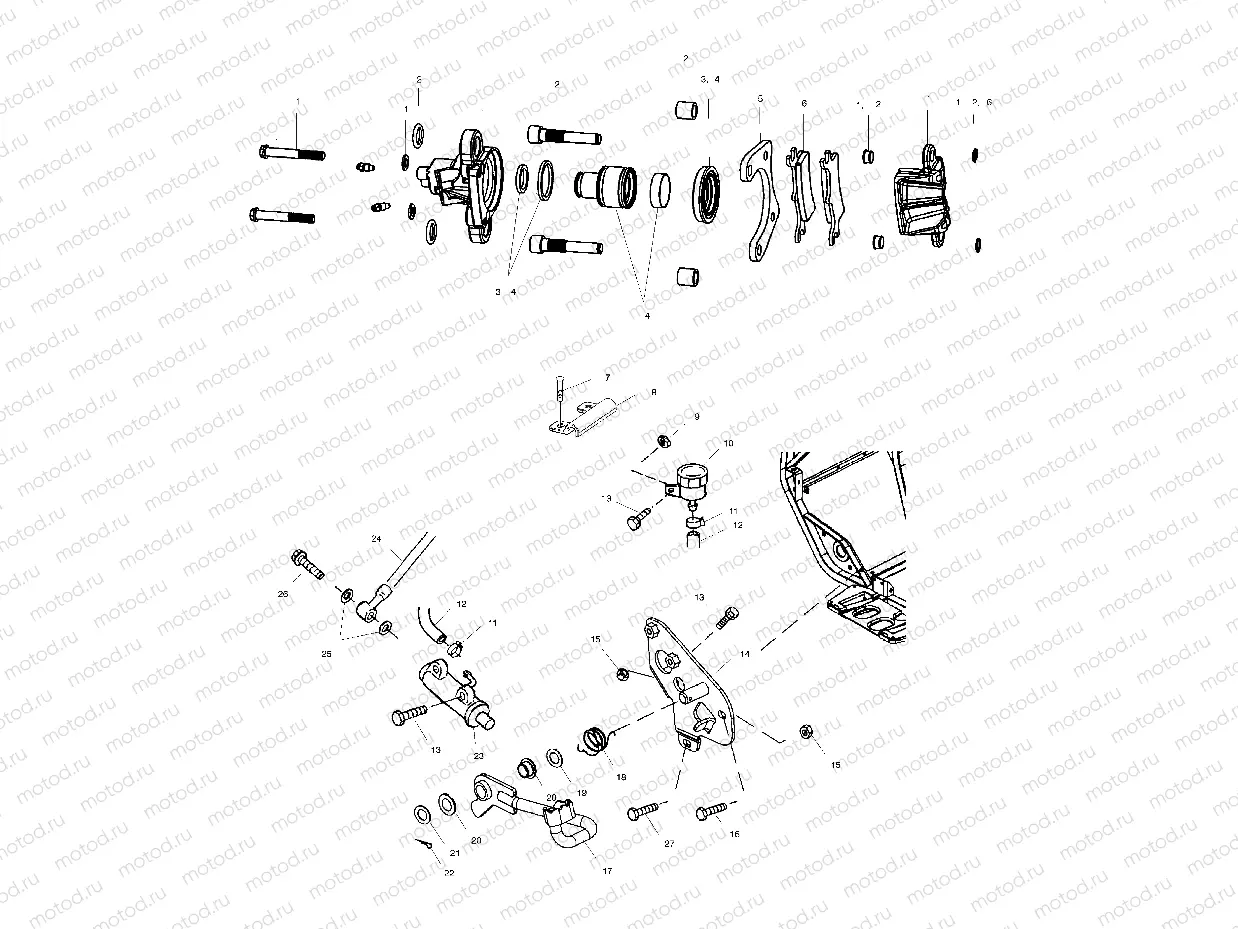 REAR BRAKE - A02CD50AA/AB/FB (4970197019C03) | REAR BRAKE - A02CD50AA/AB/FB (4970197019C03)