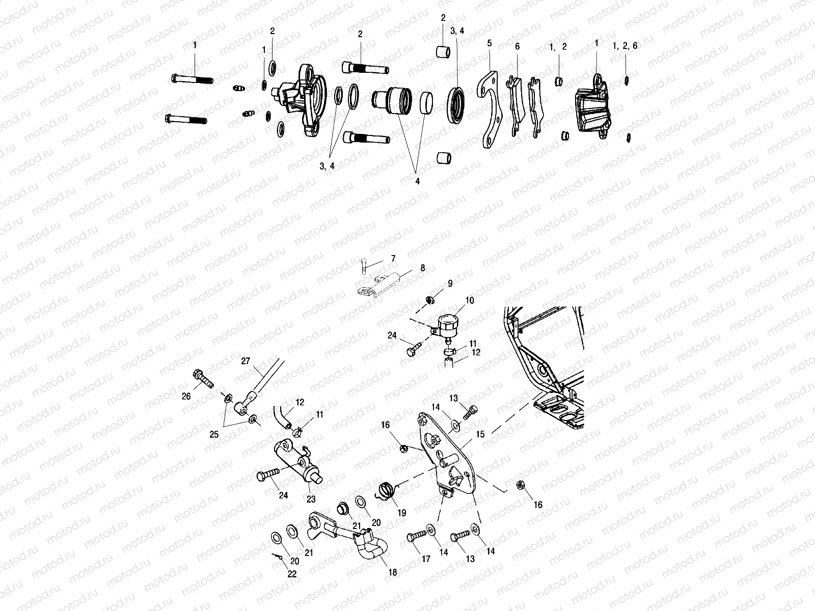 REAR BRAKE - A02CK42AA/AB (4970327032B13) | REAR BRAKE - A02CK42AA/AB (4970327032B13)