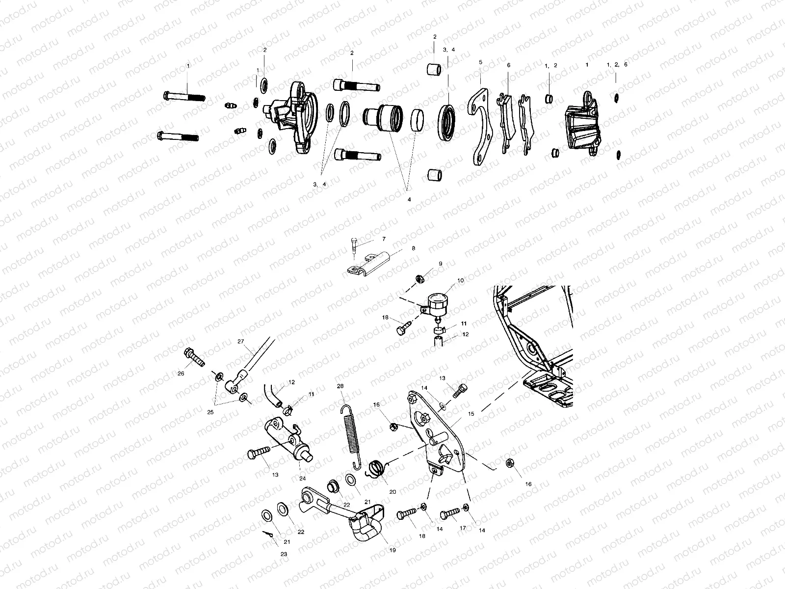 REAR BRAKE - A03CD32AA/AB/AC/FB (4975217521A09) | REAR BRAKE - A03CD32AA/AB/AC/FB (4975217521A09)