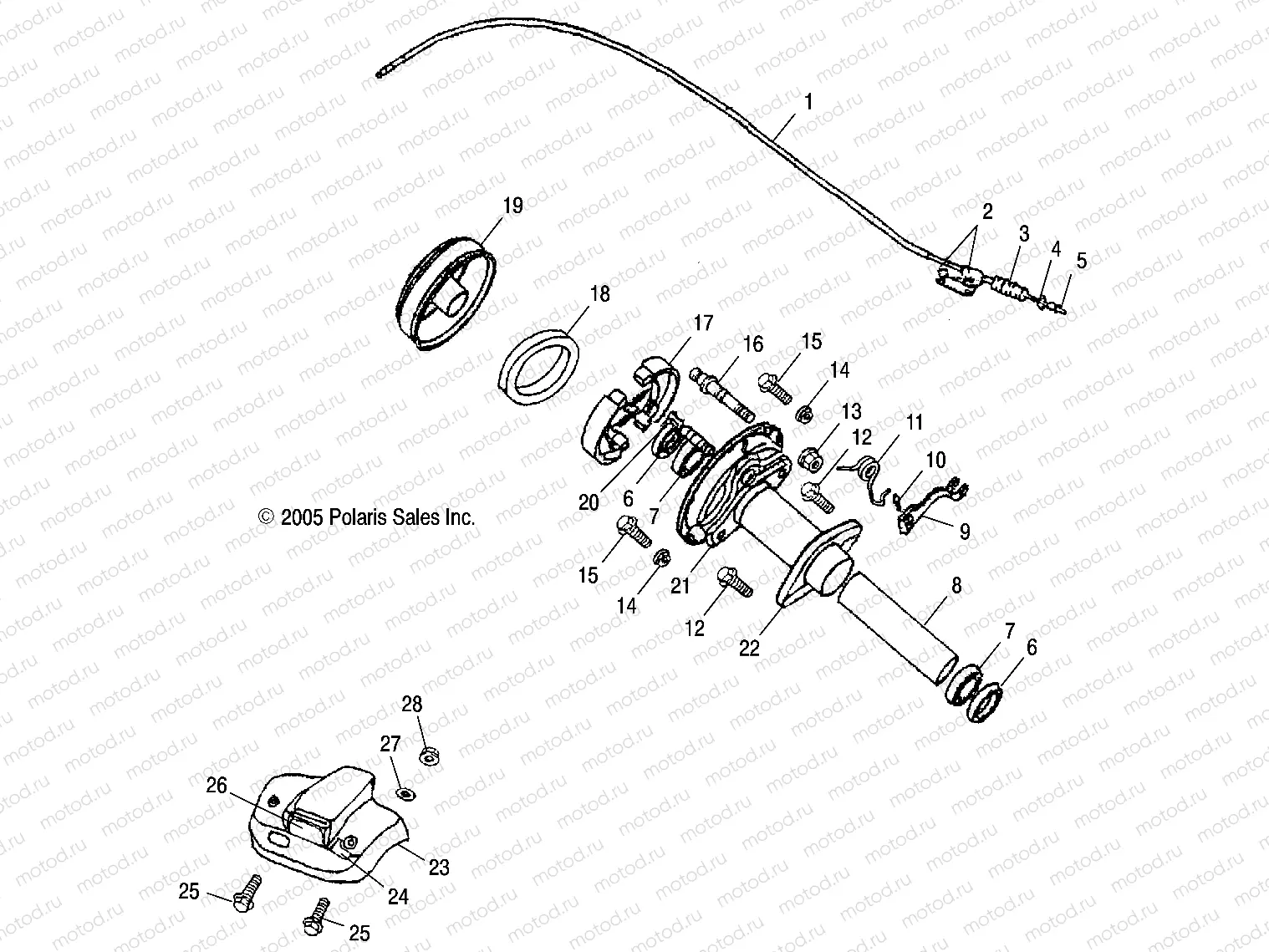 REAR BRAKE - A05FA09CA/CB/CC (4999202309920230B12) | REAR BRAKE - A05FA09CA/CB/CC (4999202309920230B12)