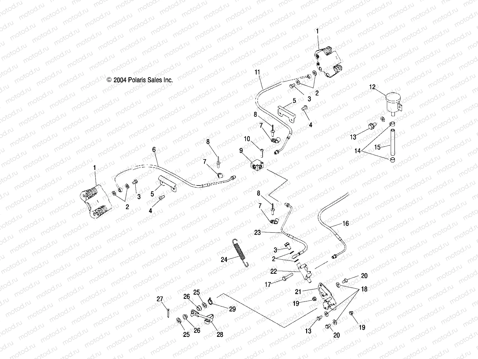 REAR BRAKE - A05JD32AA (4995169516C01) | REAR BRAKE - A05JD32AA (4995169516C01)