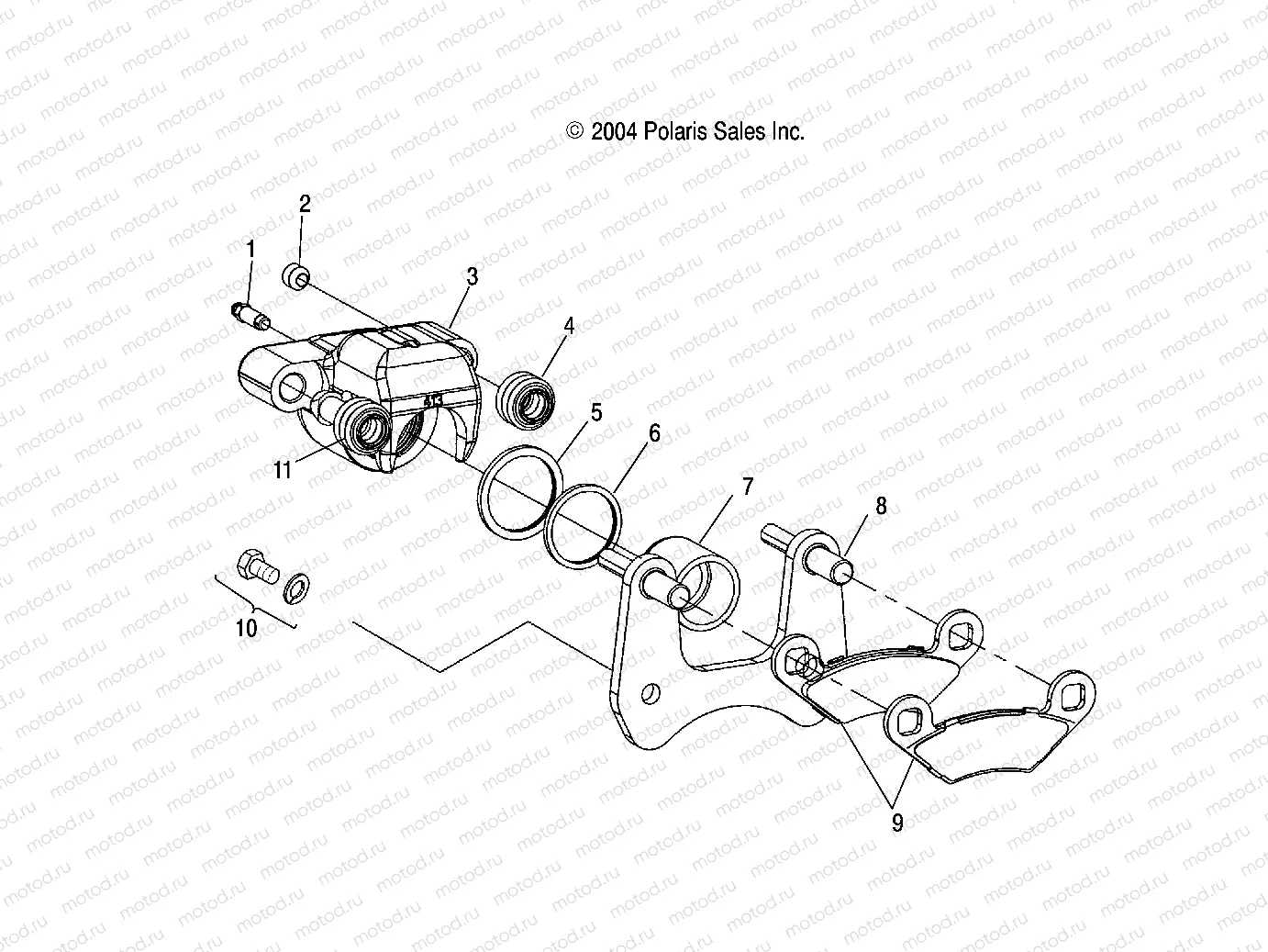 REAR BRAKE - A05JD32AA (4995189518C08) | REAR BRAKE - A05JD32AA (4995189518C08)