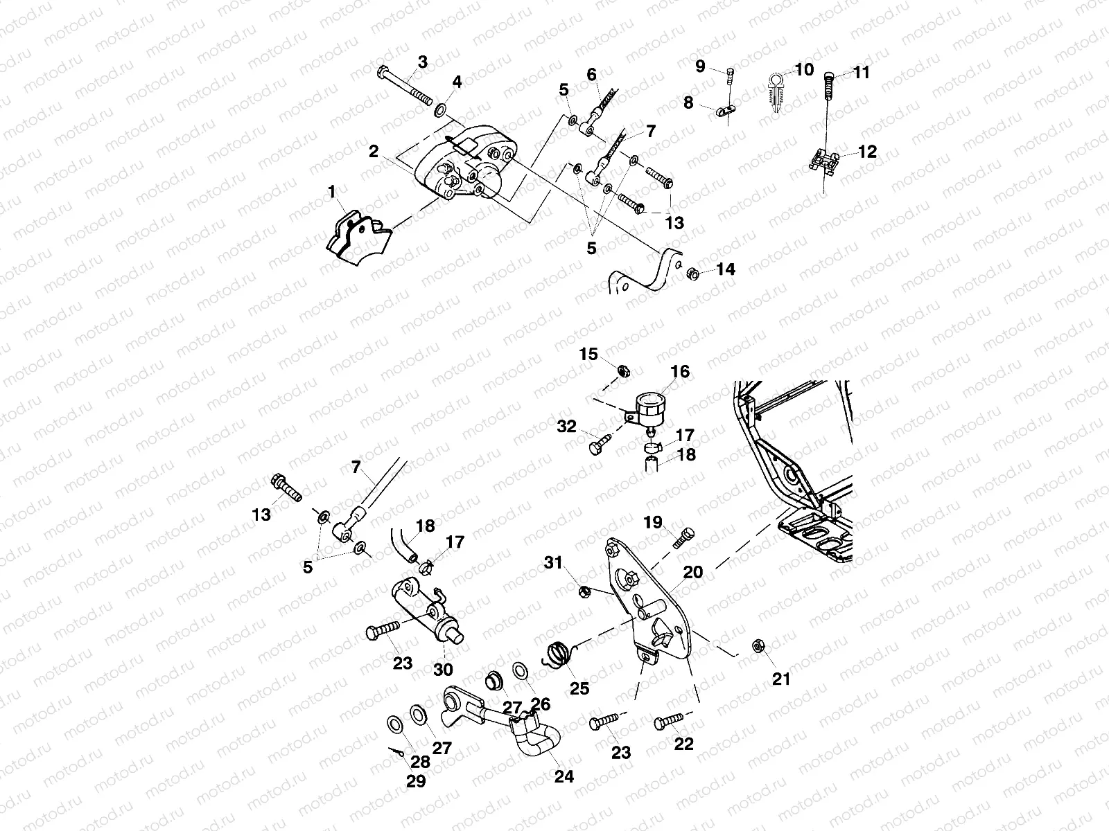 REAR BRAKE - A99CD50AA (4949254925C005) | REAR BRAKE - A99CD50AA (4949254925C005)