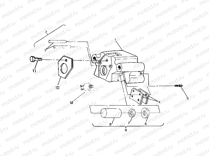 REAR BRAKE ASSEMBLY 250 6x6 / W928727 (4922842284038A) | REAR BRAKE ASSEMBLY 250 6x6 / W928727 (4922842284038A)