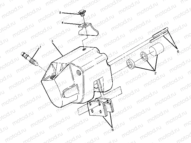 Rear Brake Assembly (4914771477031A) | Rear Brake Assembly (4914771477031A)