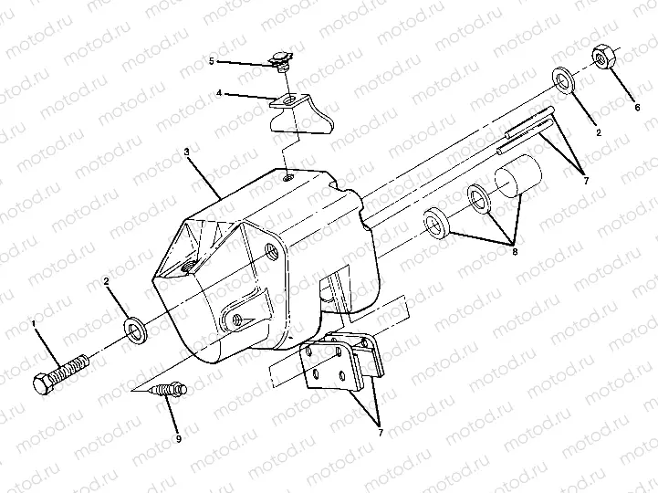 Rear Brake Assembly (4914781478030A) | Rear Brake Assembly (4914781478030A)