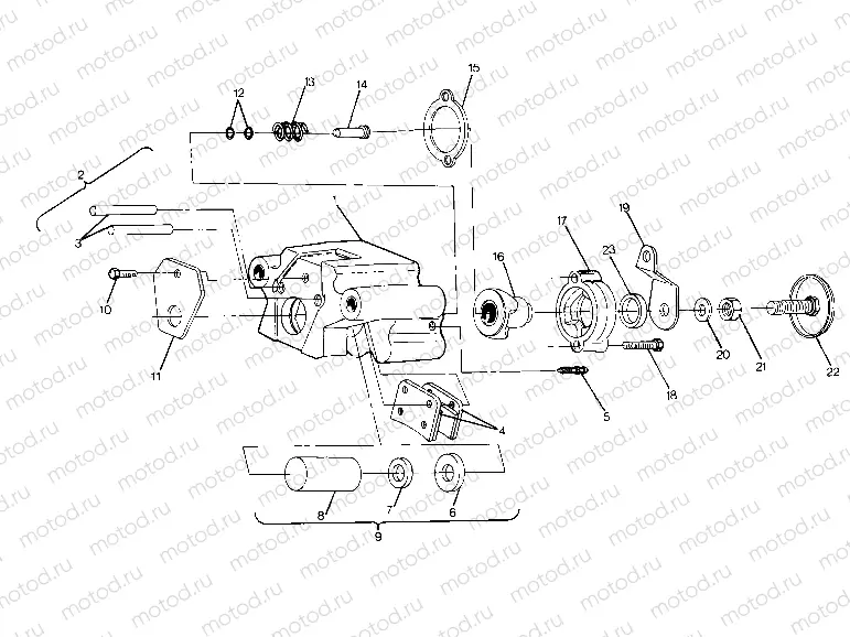 Rear Brake Assembly (4916341634030A) | Rear Brake Assembly (4916341634030A)