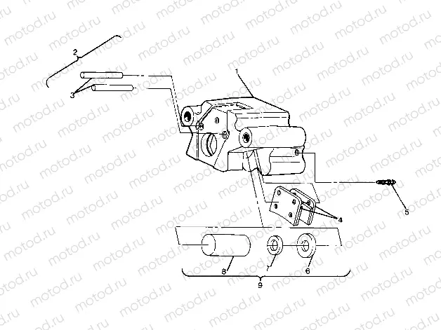 Rear Brake Assembly (4916361636035A) | Rear Brake Assembly (4916361636035A)